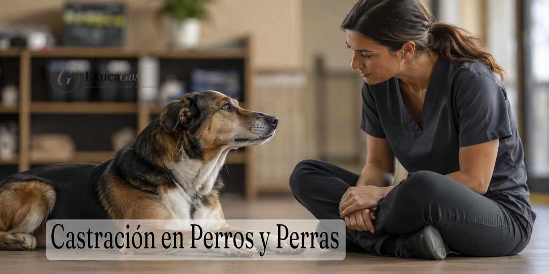 Perro sano y equilibrado, símbolo del desarrollo hormonal completo antes de la castración canina