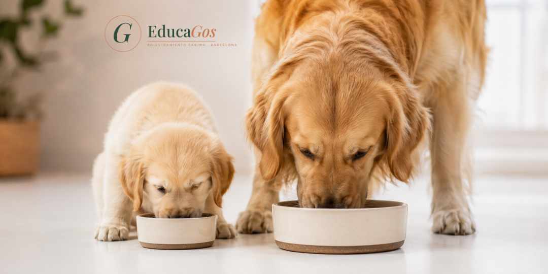 Tabla de frecuencia de alimentación en perros según su edad