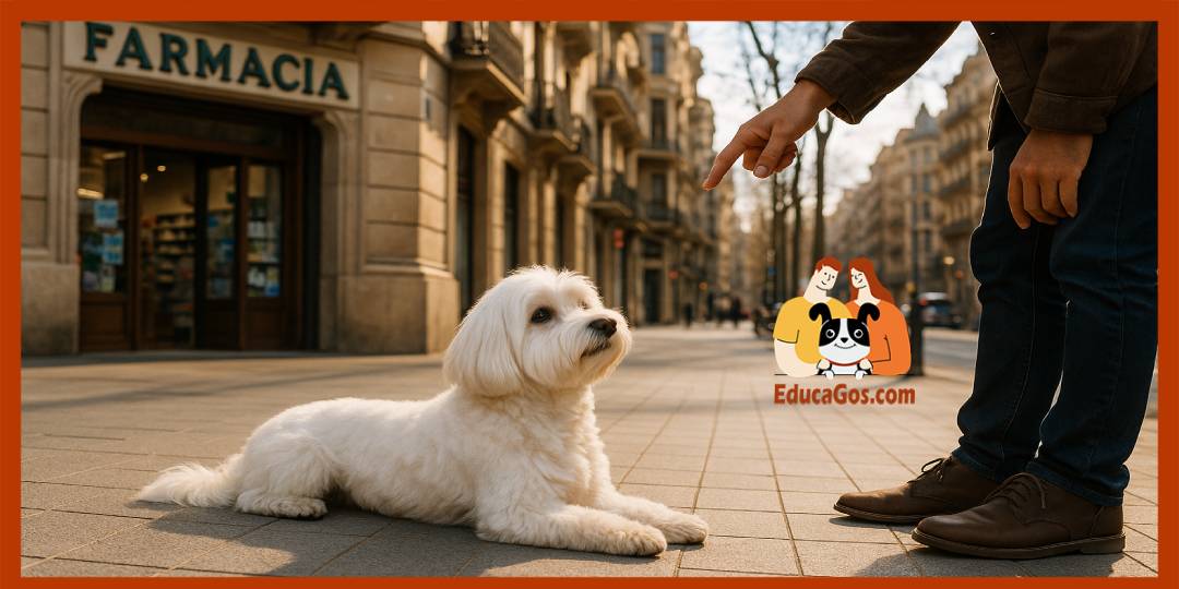 Beneficios de enseñar a tu perro a tumbarse