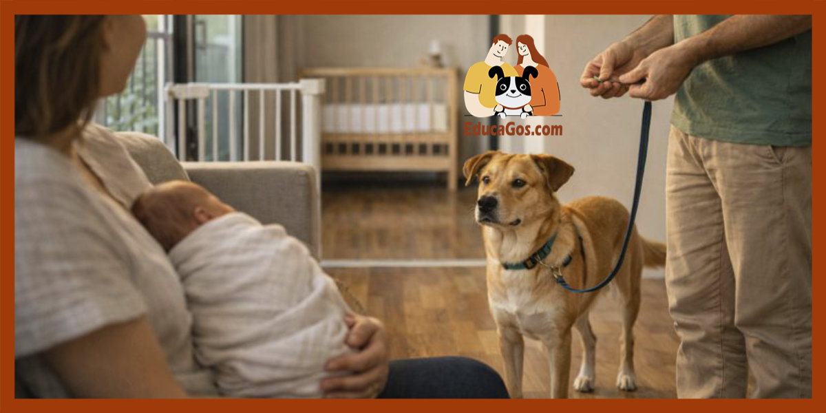 El gran momento, cómo introducir el perro al bebé de forma segura