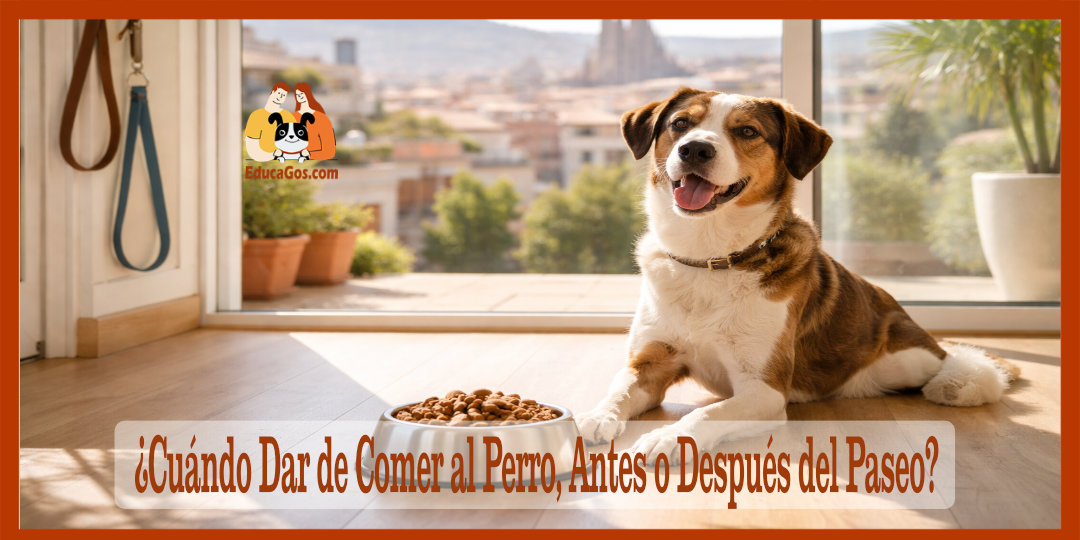 Cuándo Dar de Comer al Perro, Antes o Después del Paseo