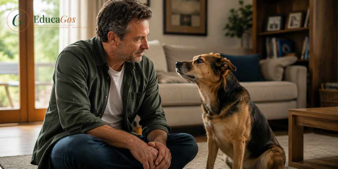 El adiestramiento cognitivo emocional refuerza el vínculo afectivo y la comunicación real entre el perro y su guía